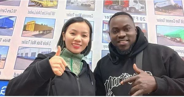 Clientes senegaleses visitaron Titan Vehicle y adquirieron un semirremolque de 3 ejes