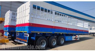Semirremolque de baranda de tres ejes se exportará a Tanzania
