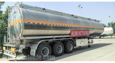 Remolque cisterna de aluminio de 38000 litros se exportará a Costa Rica