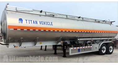 Se enviará remolque cisterna de combustible de aluminio de 2 ejes a Costa Rica