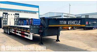 Remolque de plataforma baja de 100 toneladas será enviado a Guyana