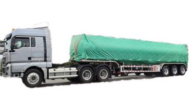 Remolque cisterna de aluminio de 39.000 litros listo para envío a Venezuela