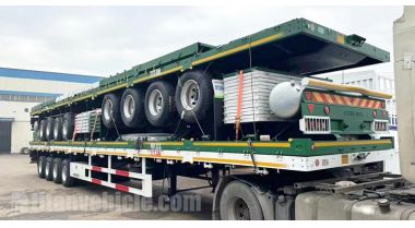 Se enviarán a Guinea 3 unidades de remolques de carga de vallas de 4 ejes y 17 m