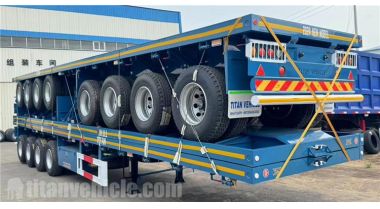 Se enviará un remolque de plataforma plana de 4 ejes a Jamaica
