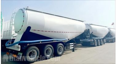 Remolques cisterna de cemento de 42 CBM listos para Angola