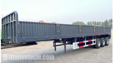 Semirremolque de carga a granel con laterales abatibles será enviado al Congo