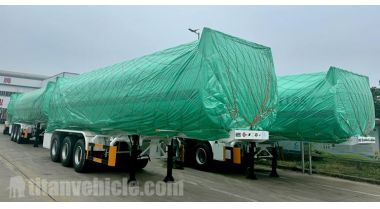 Varios remolques cisterna de gasolina enviados a Nigeria
