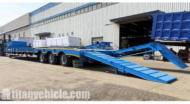 Se enviará un semirremolque de plataforma baja de 3 ejes a Tanzania