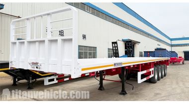 Se enviará un semirremolque de plataforma plana de 4 ejes a Uganda