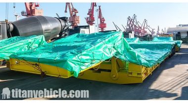 Se enviará un remolque de cuello de cisne desmontable de 4 ejes y 100 toneladas a Trinidad