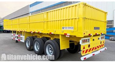 Se enviará un remolque de pared lateral de 3 ejes a Uganda