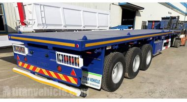 Se enviará un semirremolque de plataforma plana de 40 pies a Zambia