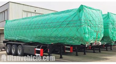 Remolque cisterna de combustible de 3 ejes se enviará a Senegal