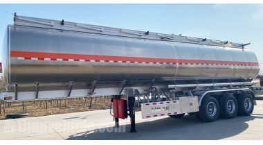 Tanque de combustible para semirremolque de aluminio de tres ejes será enviado a Costa Rica