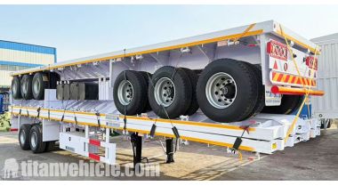 El remolque de plataforma plana Superlink se enviará a Namibia