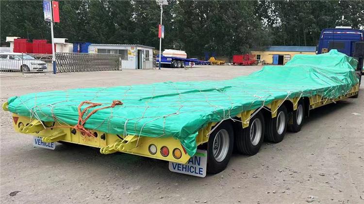 Remolque de cami&oacute;n de plataforma baja de 150 toneladas a la venta en Angola