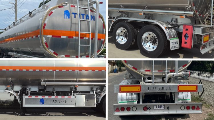 Remolque cisterna de gasolina de 40.000 litros en venta en Namibia