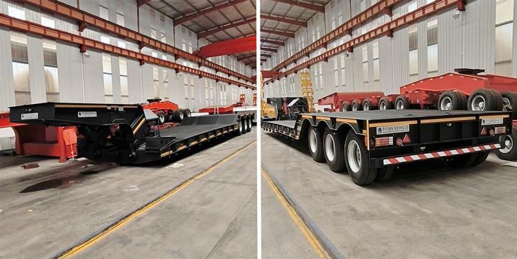 Remolque RGN de tres ejes en venta en el Congo