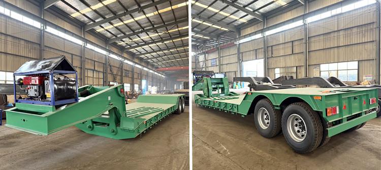 Los clientes nigerianos acuden a TITAN para comprar un remolque RGN de 2 ejes