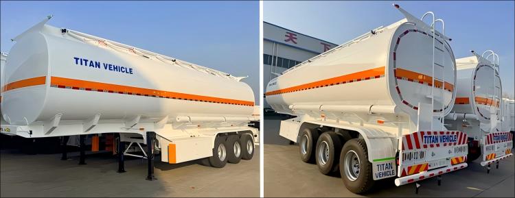 Remolque cisterna de combustible TITAN en venta en Angola