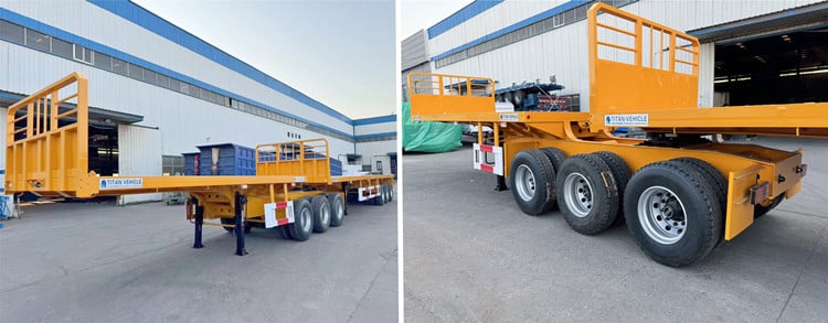 Los clientes de Namibia acuden a TITAN para comprar el remolque de plataforma Superlink