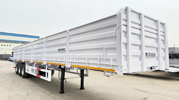 Remolque de transporte de granos con laterales abatibles en venta en Zambia