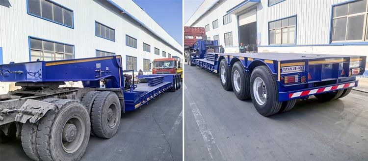 Cliente ghanés visita TITAN para remolque Lowboy de 3 ejes