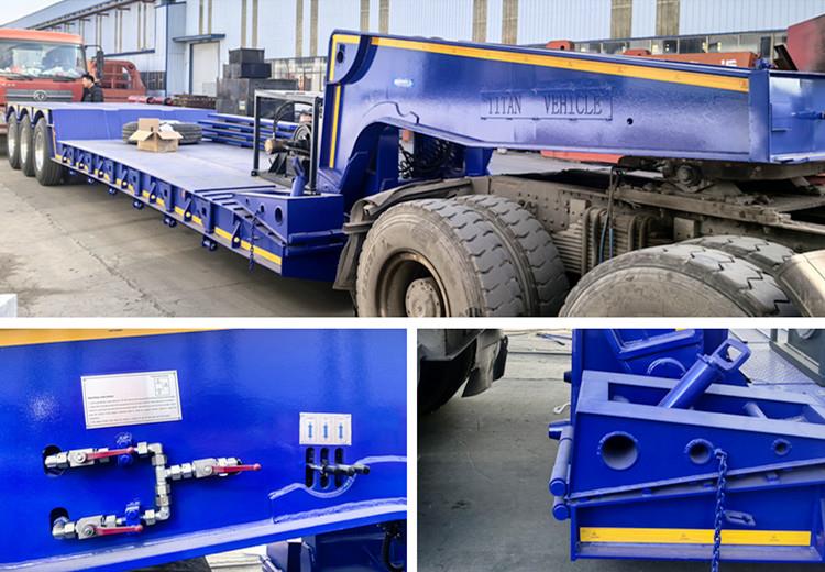 Cliente ghanés visita TITAN para remolque Lowboy de 3 ejes