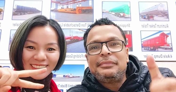 Remolque semirremolque de 3 ejes en venta en Filipinas