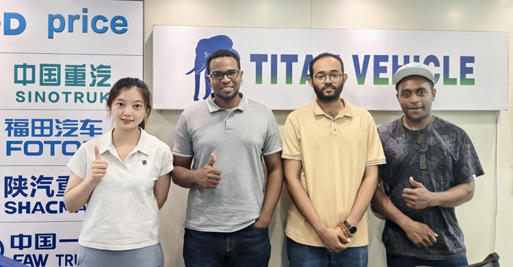 Clientes de Zimbabue adquirieron con éxito un semirremolque de plataforma de TITAN