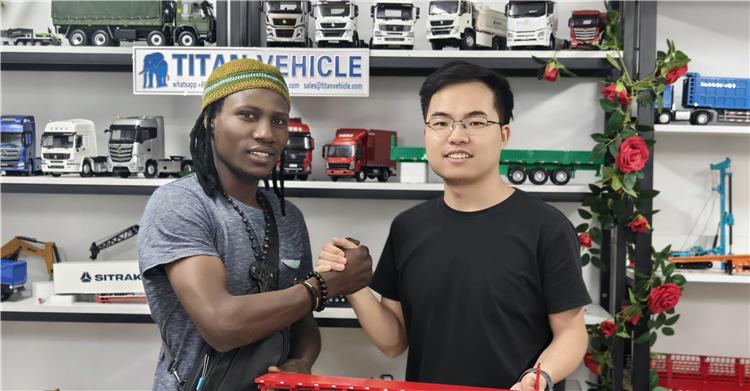 Remolque de plataforma de 3 ejes en venta en Guinea