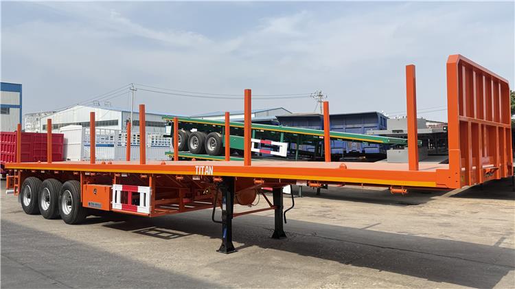Remolque de plataforma de 3 ejes en venta en Guinea