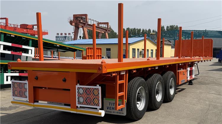 Remolque de plataforma de 3 ejes en venta en Guinea