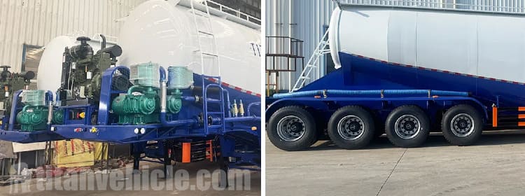 Remolque cisterna de 4 ejes para carga seca a granel en venta en Jamaica
