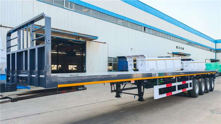 Remolque de plataforma plana de 4 ejes en venta en Tanzania