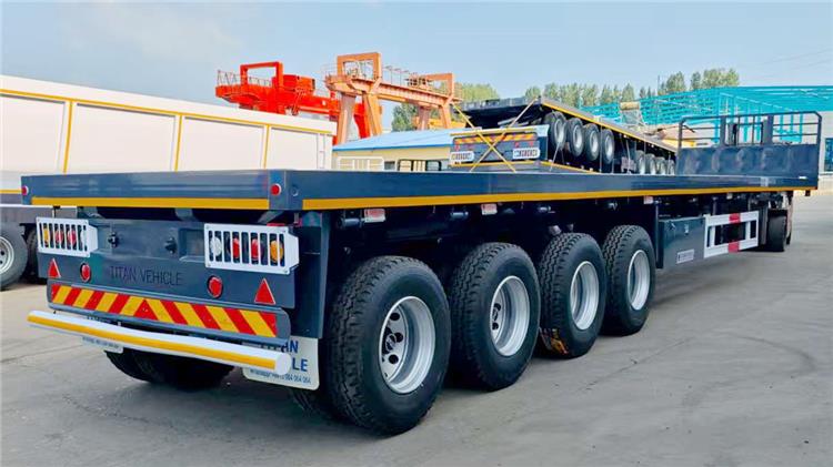 Remolque de plataforma plana de 4 ejes en venta en Tanzania