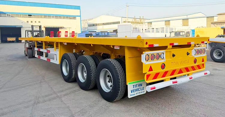 Precio de un remolque de plataforma de 40 pies en Tanzania