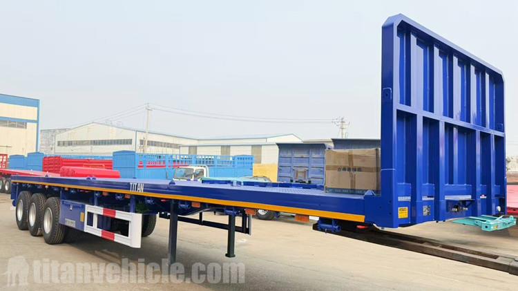 Clientes senegaleses visitan TITAN para comprar remolque de cama plana
