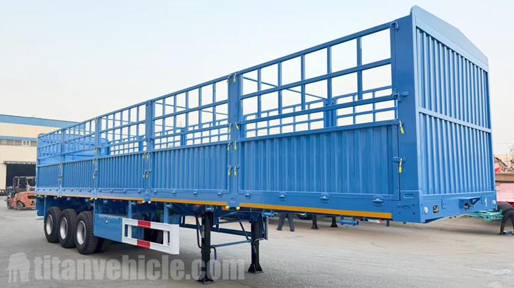 Semirremolque de estacas para el transporte de carga a granel en Guinea