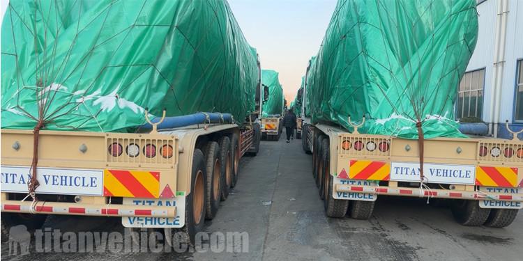 Clientes de Gambia visitan TITAN para adquirir un remolque cisterna de cemento a granel de 4 ejes
