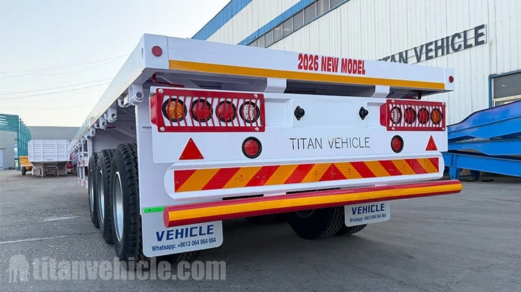 Se vende remolque de plataforma plana de 40 pies para camión semirremolque en Mali.