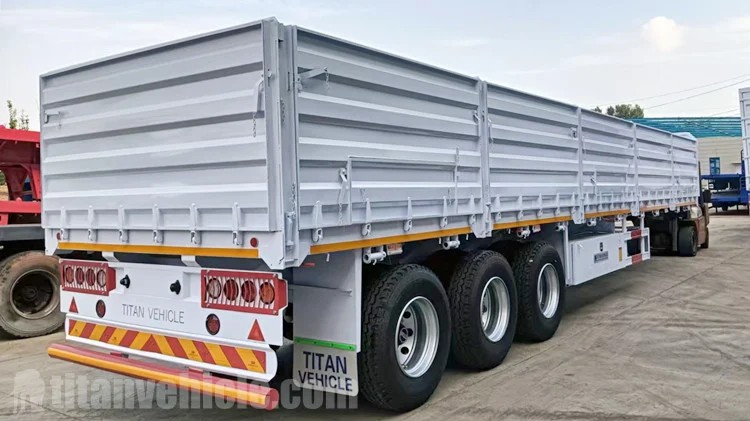 Semirremolque de tres ejes para transporte de grano en venta en Zambia