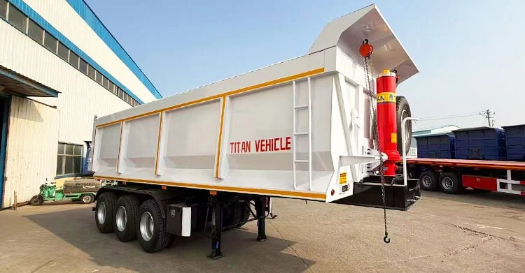 Se venden semirremolques volquete de 3 ejes en Zambia.
