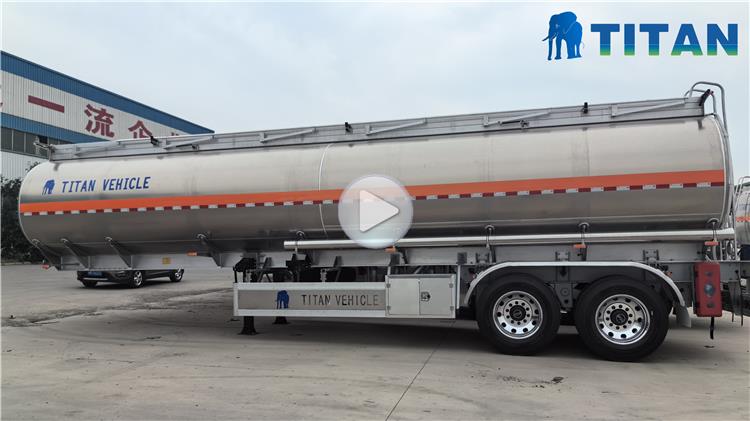 Remolque cisterna de combustible de aluminio de 2 ejes a la venta en Costa Rica