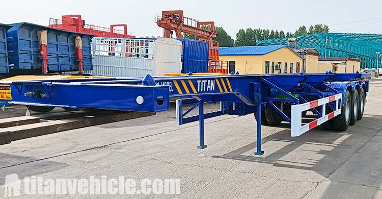 Chasis de contenedor de 3 ejes y 40 pies a la venta en Vietnam