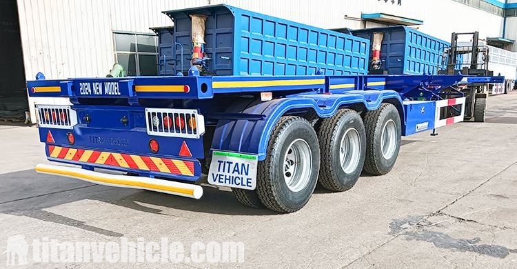 Chasis de contenedor de 3 ejes y 40 pies a la venta en Vietnam