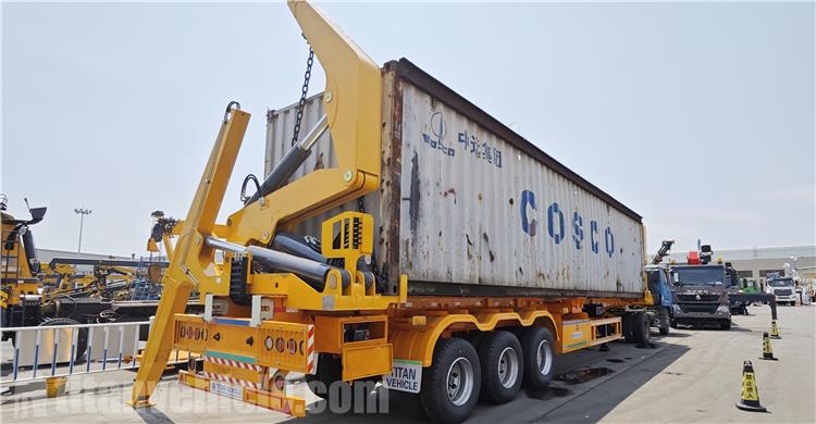 Remolque de carga lateral de contenedor de 40 pies a la venta en Guam