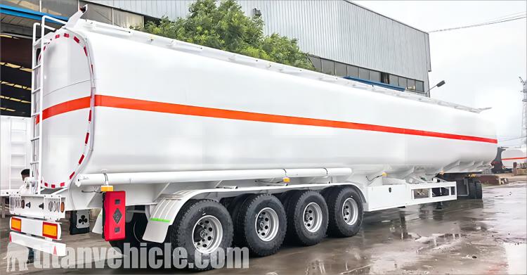 Remolque cisterna de combustible de acero al carbono de 80 metros c&uacute;bicos a la venta en Hait&iacute;