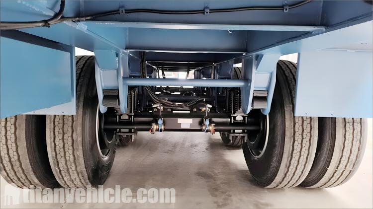 Remolque de plataforma plana extensible de 24 m a la venta en Argelia