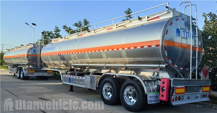 Remolque cisterna de aluminio de 2 ejes en venta en Costa Rica